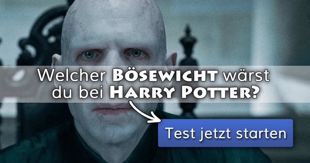 ᐅ Welcher Bösewicht wärst du bei Harry Potter?