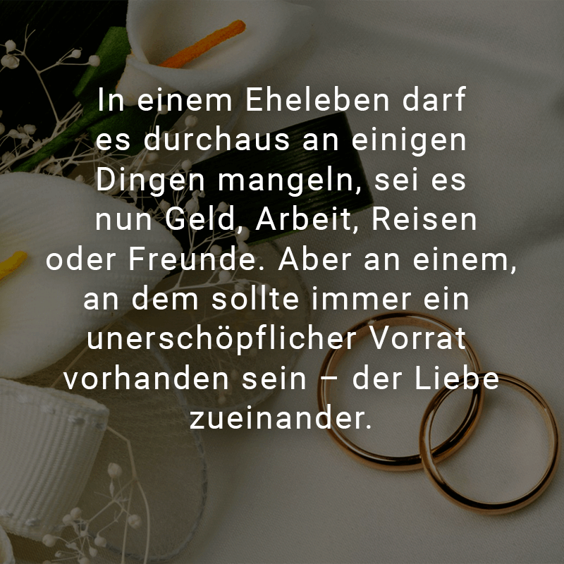 Ihr seid nun eins, ihr beide, und wir sind mit euch eins. Trinkt auf