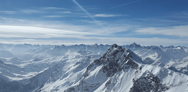 In welches Bundesland muss man reisen, um den deutschen Teil der Alpen zu besuchen?