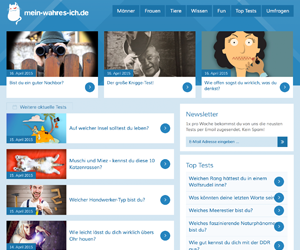 Screenshot der Seite zum Download