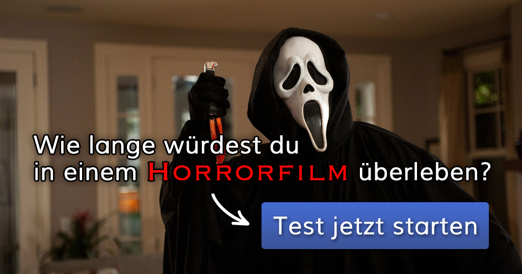 ᐅ Wie lange würdest du in einem Horrorfilm überleben?