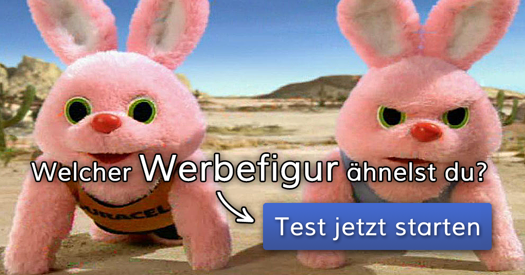 Welcher Werbefigur ähnelst du?