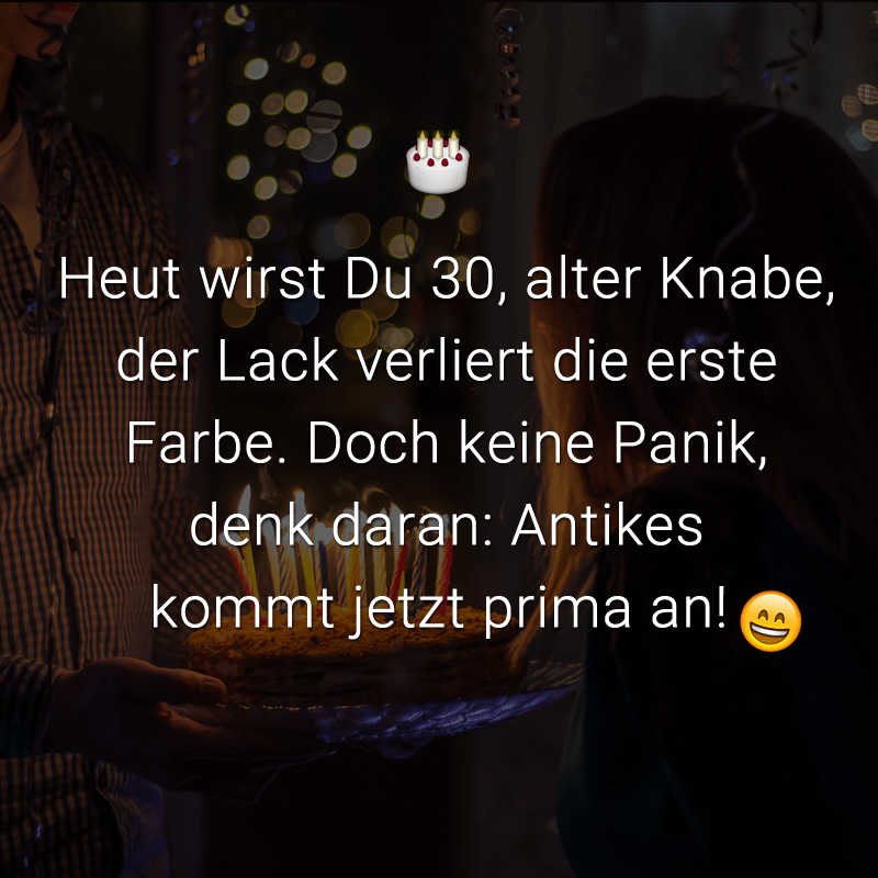 ᐅ Glückwünsche Zum 30 Geburtstag Beliebt Lustig Kreativ