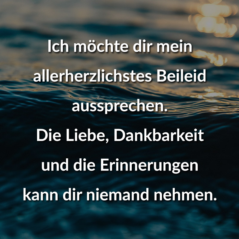 ᐅ Beliebte Beileidsspruche