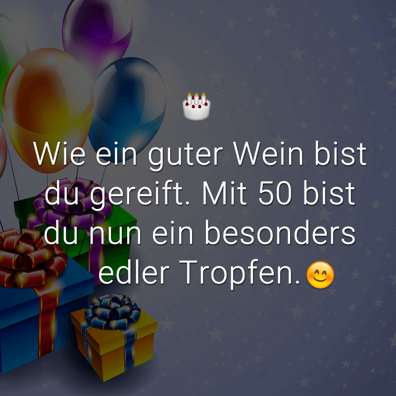 ᐅ Glückwünsche Zum 50 Geburtstag Beliebt Lustig Kreativ