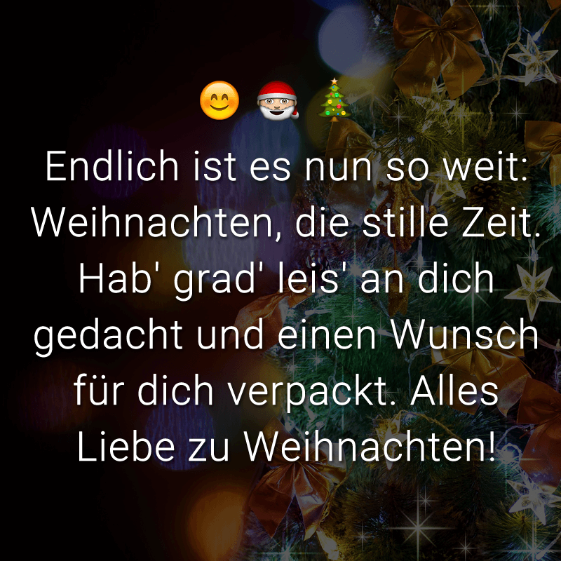 ᐅ Beliebte Weihnachtssprüche & Weihnachtsgrüße