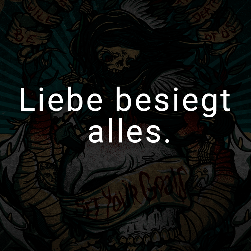 ᐅ Liebe besiegt alles.