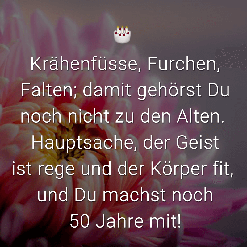 ᐅ Glückwünsche zum 50. Geburtstag Beliebt, lustig &amp; kreativ