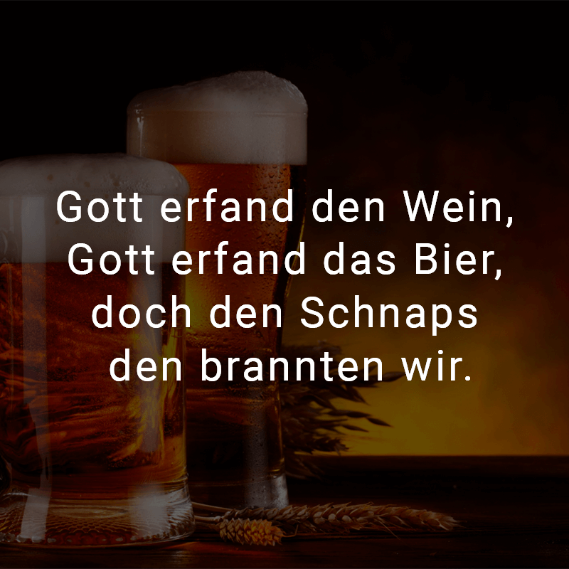 ᐅ Der Kopf tut weh, die Füße stinken, da müssen wir ein Bierchen trinken.