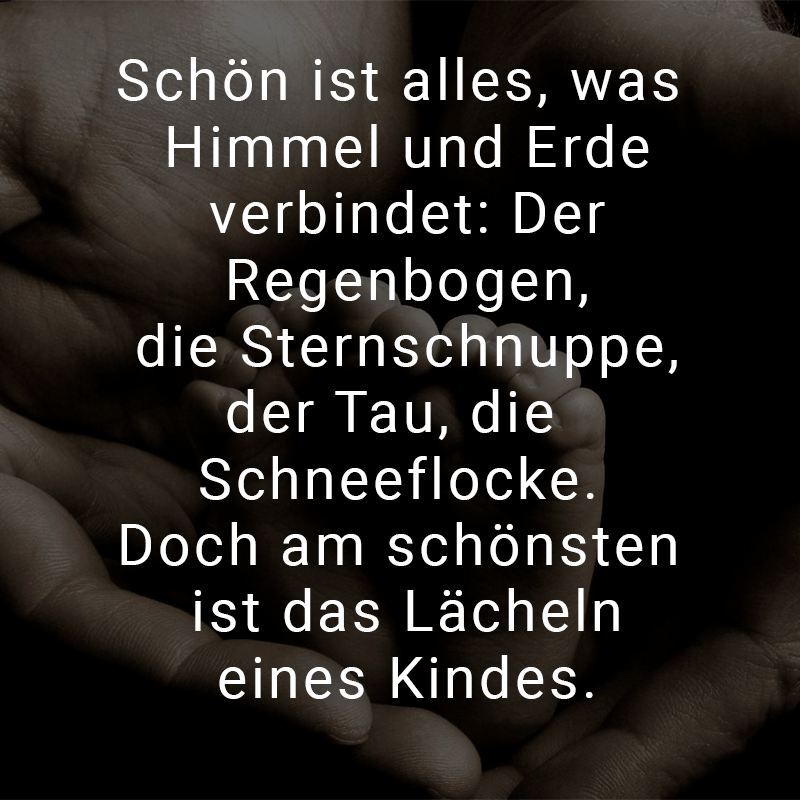 ᐅ Schön ist alles, was Himmel und Erde verbindet Der Regenbogen, die
