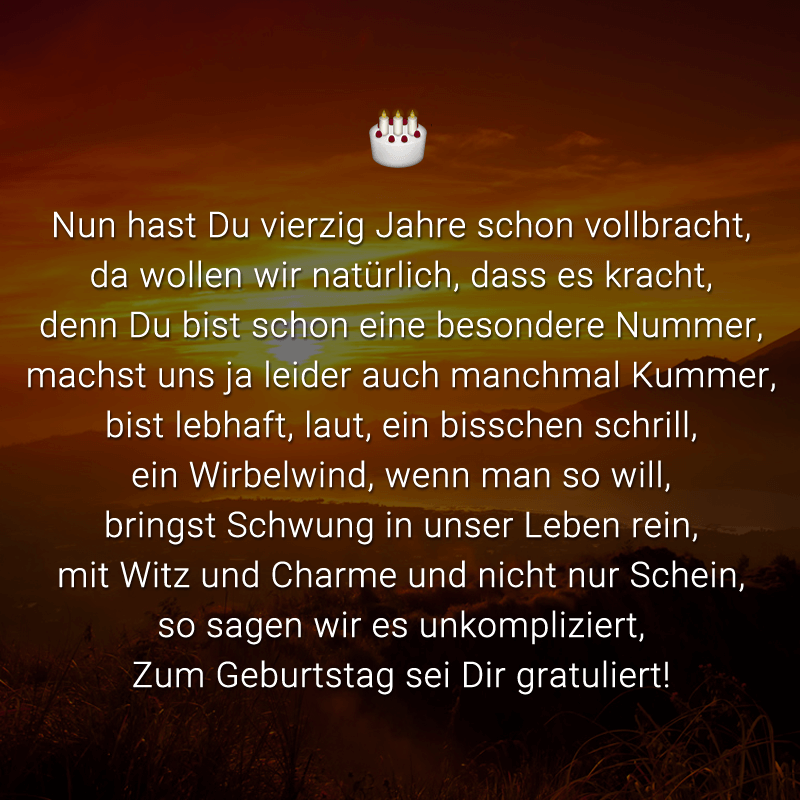 40 Geburtstag Gedichte Schulradio Jubil um PEHFP 40 Geburtstag Gedichte Schulradio Jubil um PEHFP