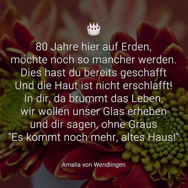 Lustige Reden Zum 80. Geburtstag Frau : Lustige Und Originelle Einladungstexte Fur Runden Geburtstag Einladungskartenbday De - Und über gesungene oder vorgetragene glückwünsche zum 80.