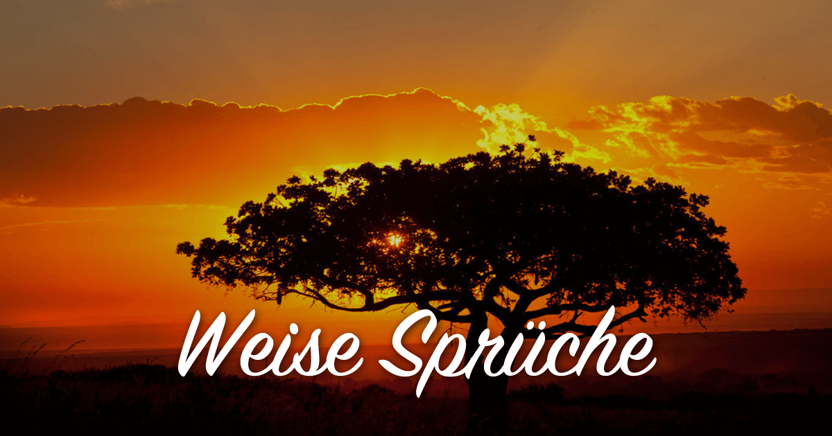 ᐅ Beliebte Weise Spruche