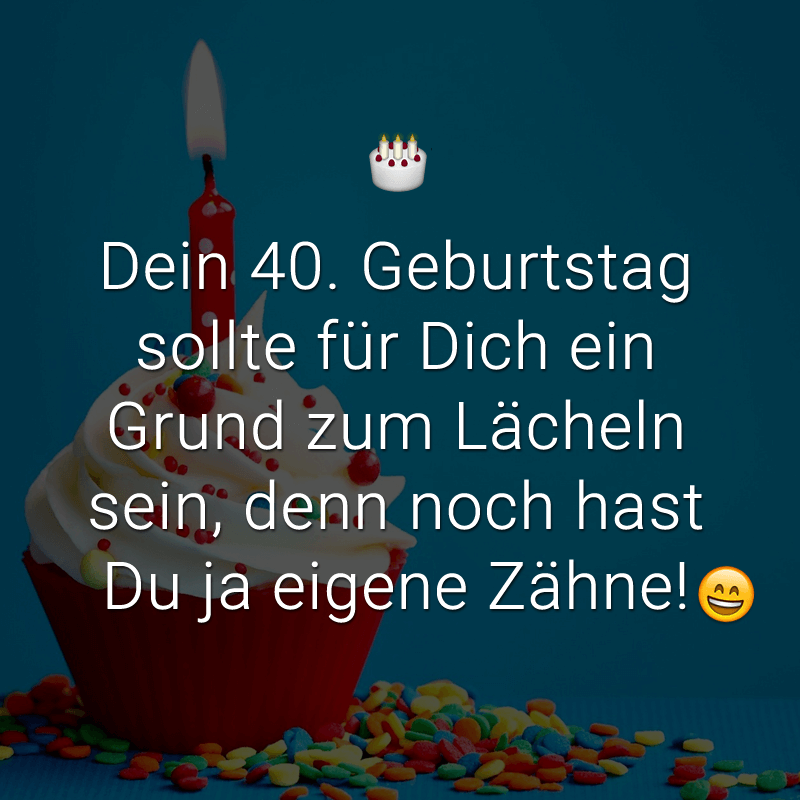 ᐅ Glückwünsche zum 40. Geburtstag: Beliebt, lustig & kreativ