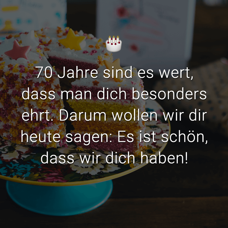 Original Spruch Zum 70 Geburtstag Mama zitate geburtstag